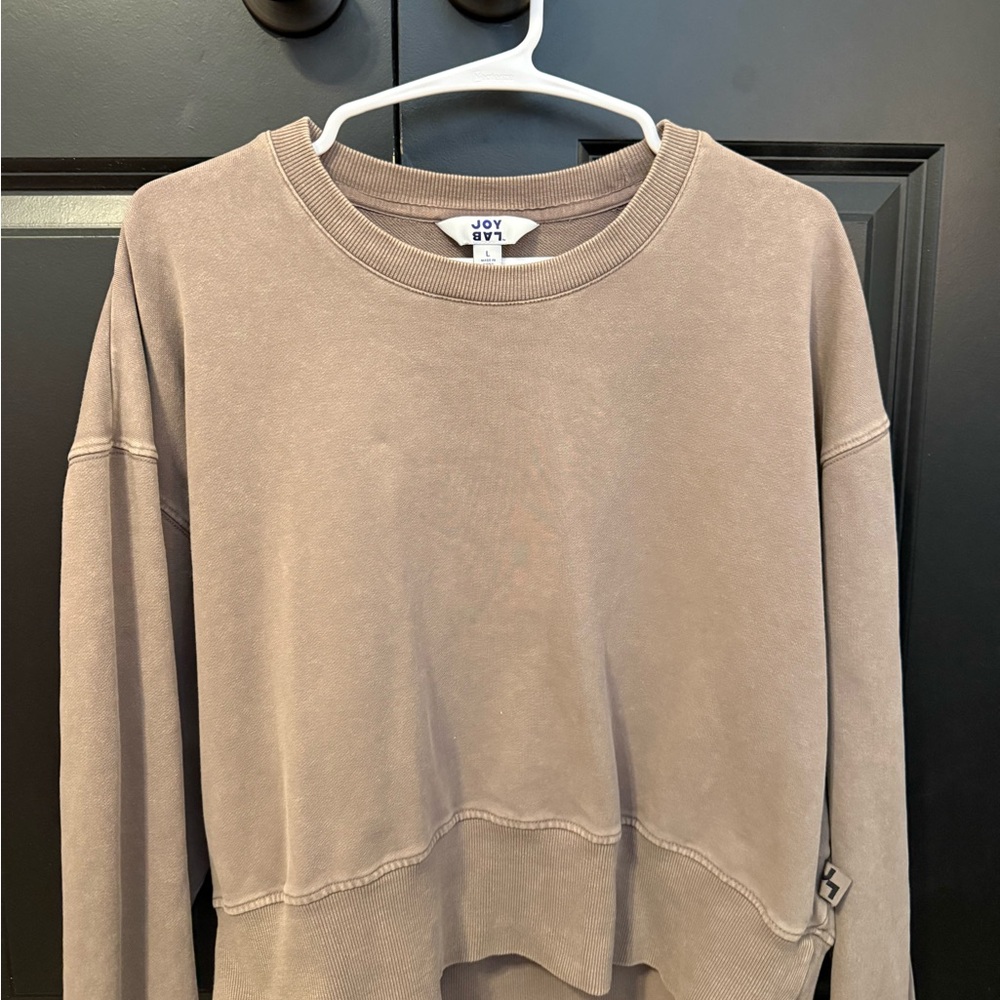 JoyLab Women's Taupe Sweatshirt